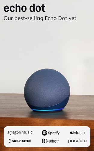 Amazon Echo Dot (newest model) - Vibrant sounding speaker, Designed for Alexa+, Great for bedrooms, dining rooms and offices, Glacier White
