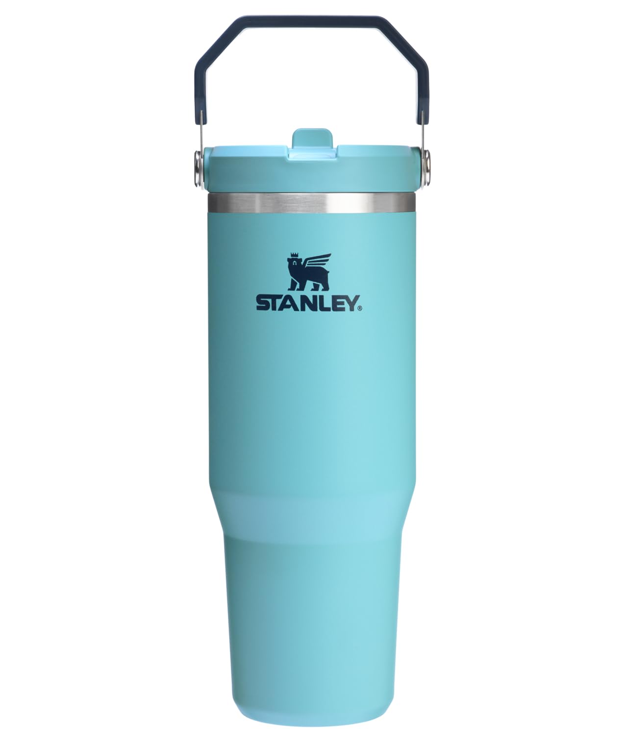 STANLEY IceFlow 2.0 Flip Straw Tumbler with Handle 30 oz | Twist On Lid and Flip Up Straw | Leak Resistant Water Bottle | Insulated Stainless Steel | BPA-Free | Twilight