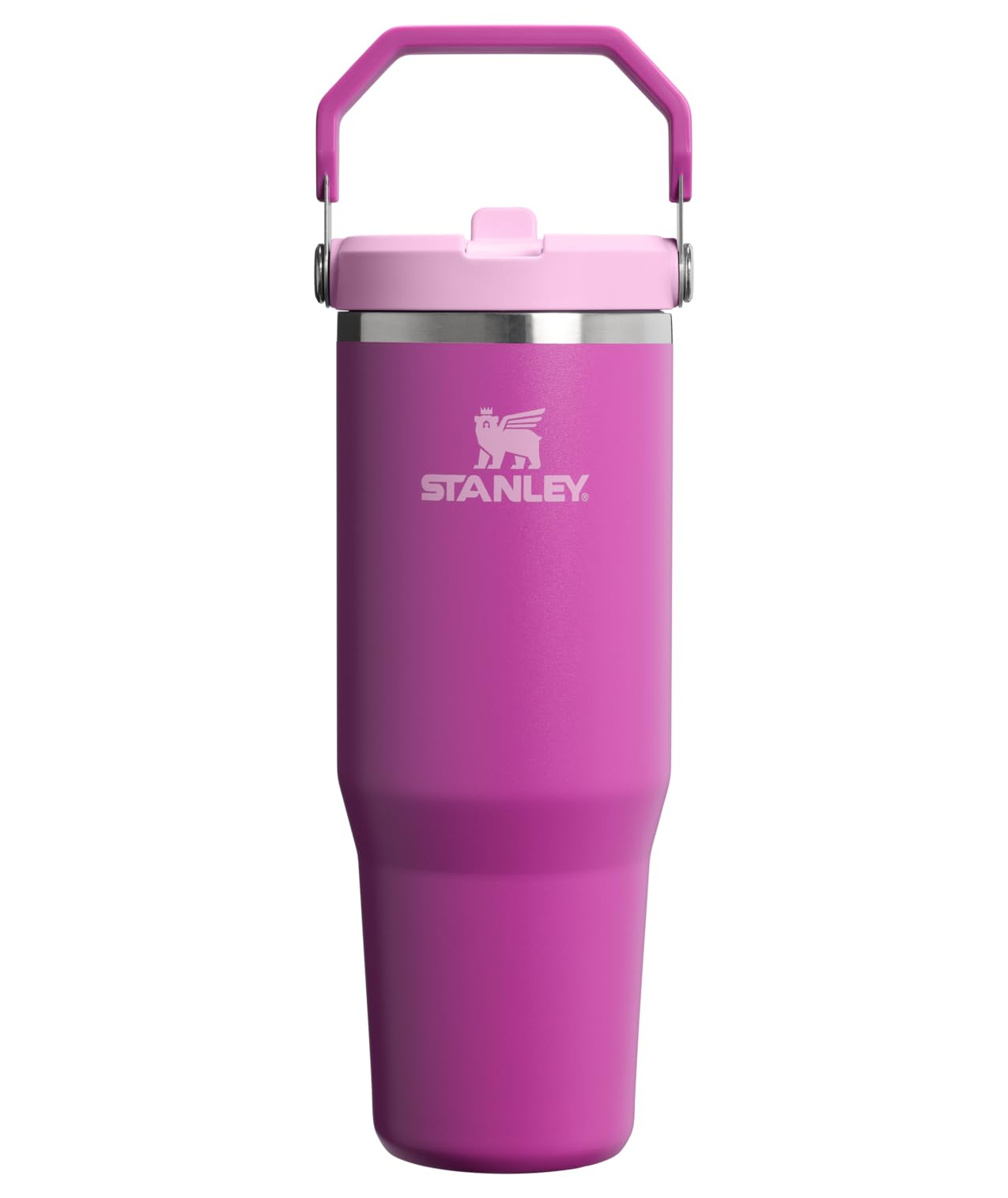 STANLEY IceFlow 2.0 Flip Straw Tumbler with Handle 30 oz | Twist On Lid and Flip Up Straw | Leak Resistant Water Bottle | Insulated Stainless Steel | BPA-Free | Twilight