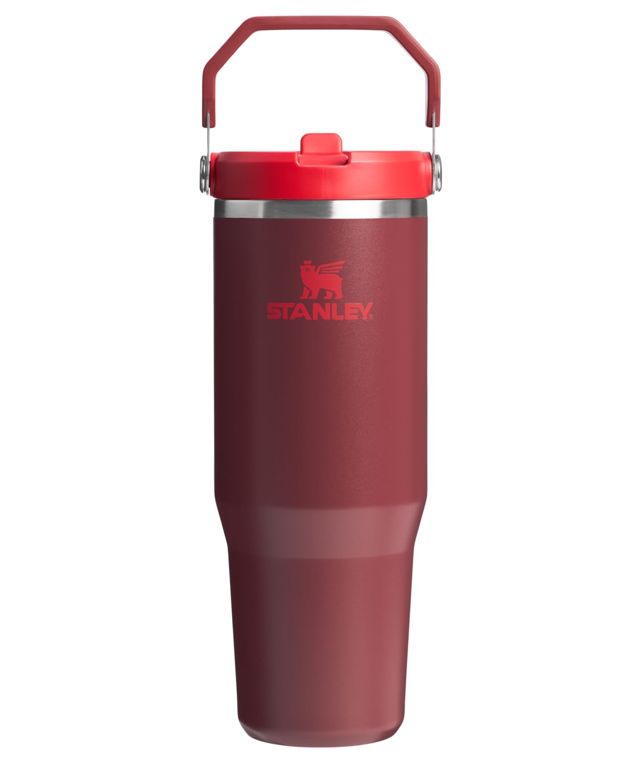 STANLEY IceFlow 2.0 Flip Straw Tumbler with Handle 30 oz | Twist On Lid and Flip Up Straw | Leak Resistant Water Bottle | Insulated Stainless Steel | BPA-Free | Twilight
