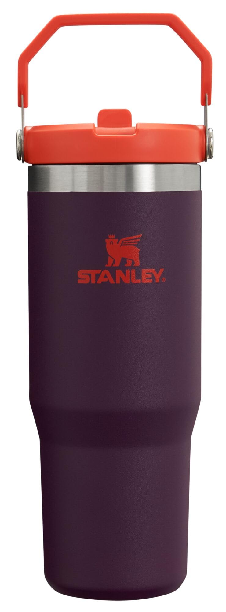 STANLEY IceFlow 2.0 Flip Straw Tumbler with Handle 30 oz | Twist On Lid and Flip Up Straw | Leak Resistant Water Bottle | Insulated Stainless Steel | BPA-Free | Twilight