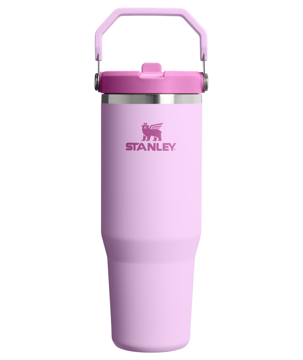 STANLEY IceFlow 2.0 Flip Straw Tumbler with Handle 30 oz | Twist On Lid and Flip Up Straw | Leak Resistant Water Bottle | Insulated Stainless Steel | BPA-Free | Twilight