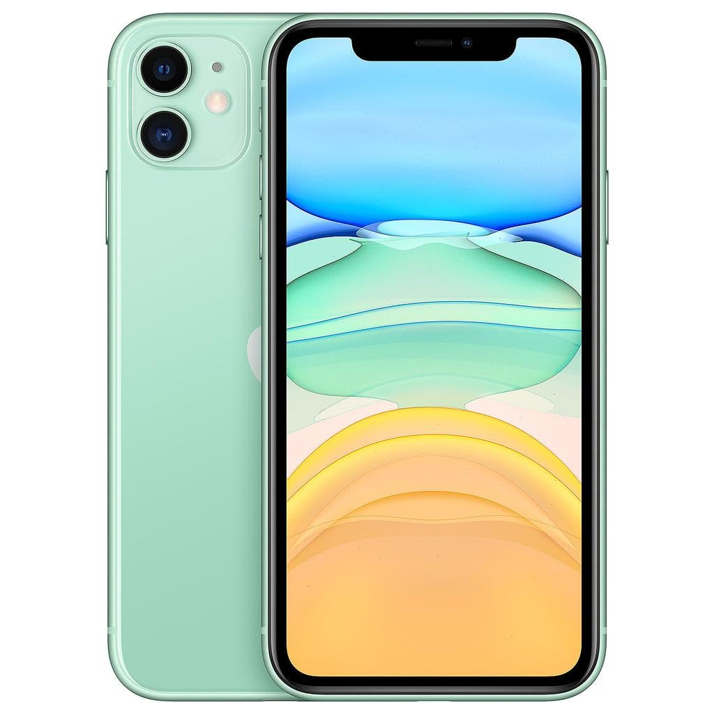 Apple iPhone 11, 64GB, Black - Unlocked (Renewed)
