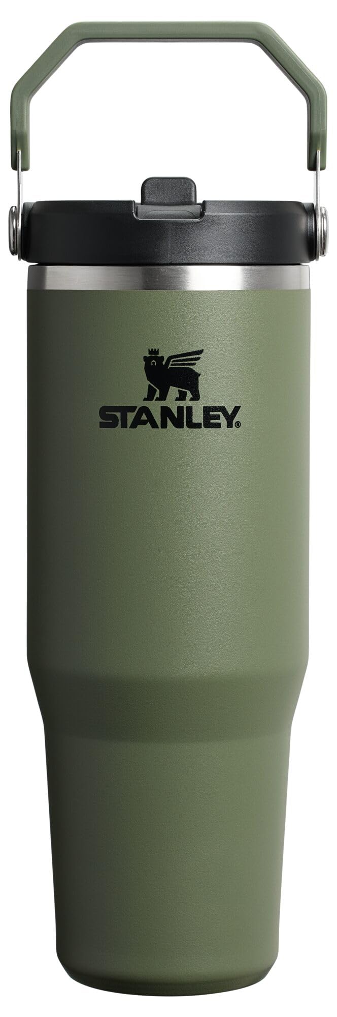 STANLEY IceFlow 2.0 Flip Straw Tumbler with Handle 30 oz | Twist On Lid and Flip Up Straw | Leak Resistant Water Bottle | Insulated Stainless Steel | BPA-Free | Twilight