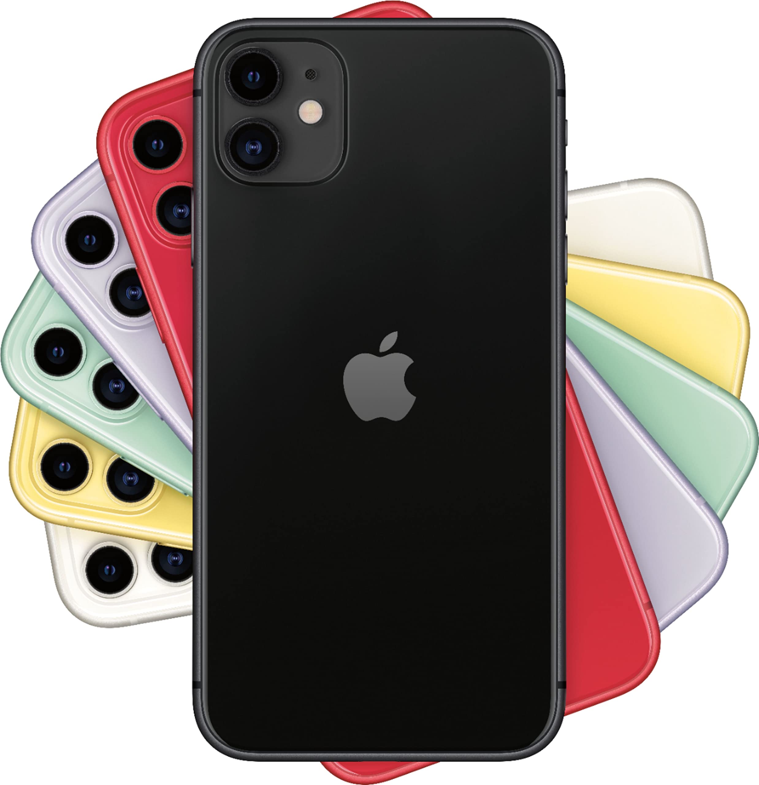 Apple iPhone 11, 64GB, Black - Unlocked (Renewed)