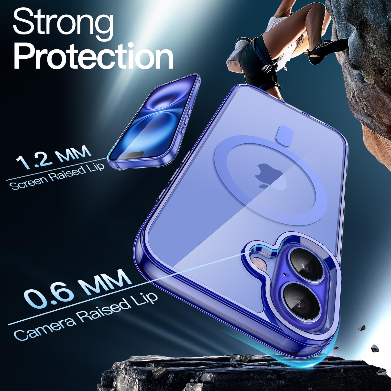 premium aplus module features strong protection with 1.2 mm screen raised lip and 0.6 mm camera raised lip