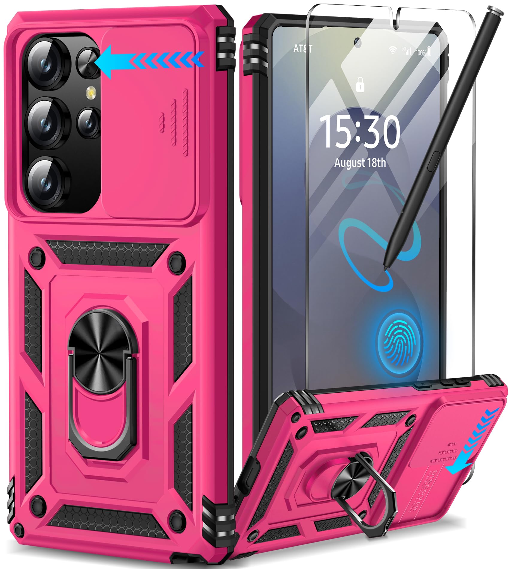 Samsung Galaxy S26 Ultra case with screen protector