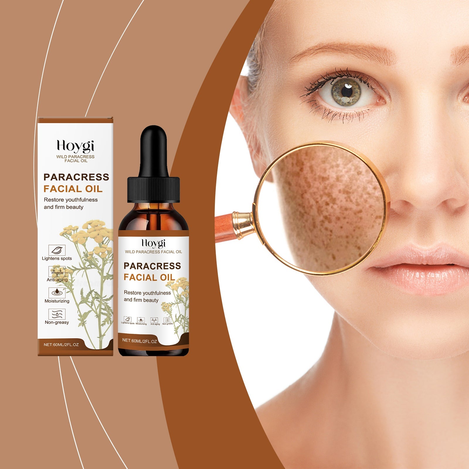 Facial Essential Oil Improves Dull Skin, Moisturizes