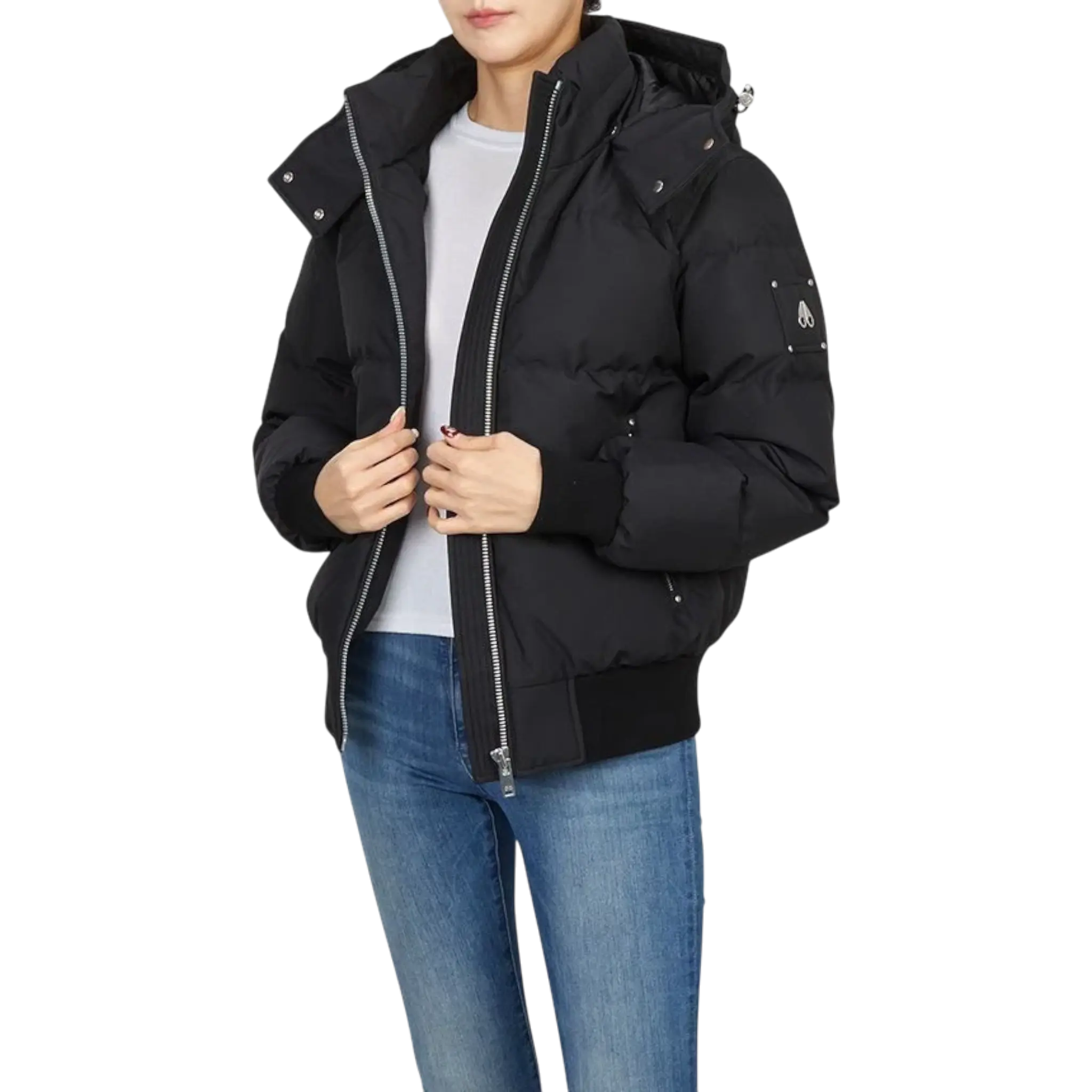 Black MOOSE KNUCKLES CLOUD BOMBER women&