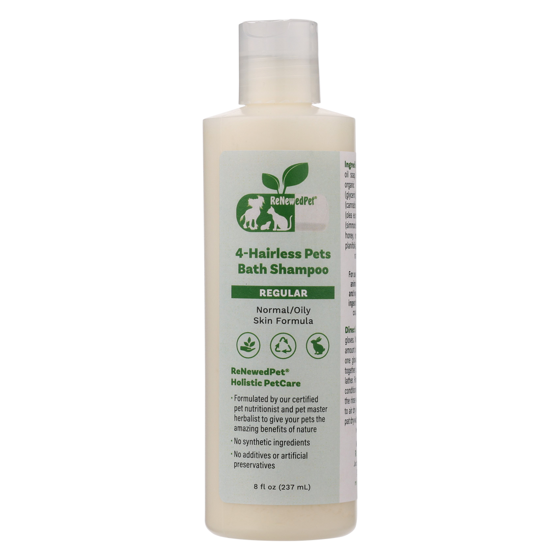 4-HAIRLESS PETS PETS REGULAR SHAMPOO