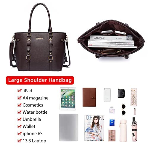 Montana West 3PCS Purses for Women Tote Bag and Wallet Set Shoulder Satchel Handbags