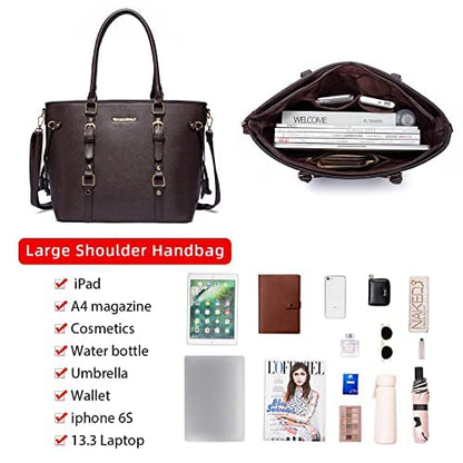 Montana West 3PCS Purses for Women Tote Bag and Wallet Set Shoulder Satchel Handbags