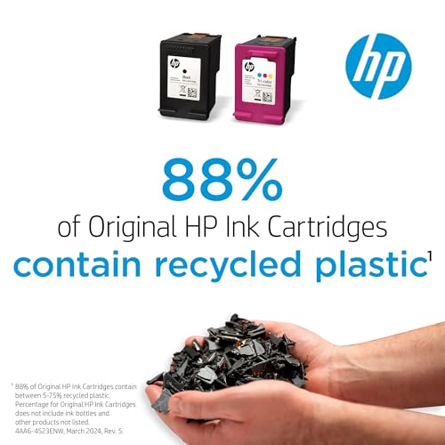 HP 63XL Black High-Yield Printer Ink Cartridge Printers | Works with DeskJet 1112, 2130, 3630;Envy 4510, 4520; OfficeJet 3830, 4650, 5200 | Eligible for Instant Ink | F6U64AN