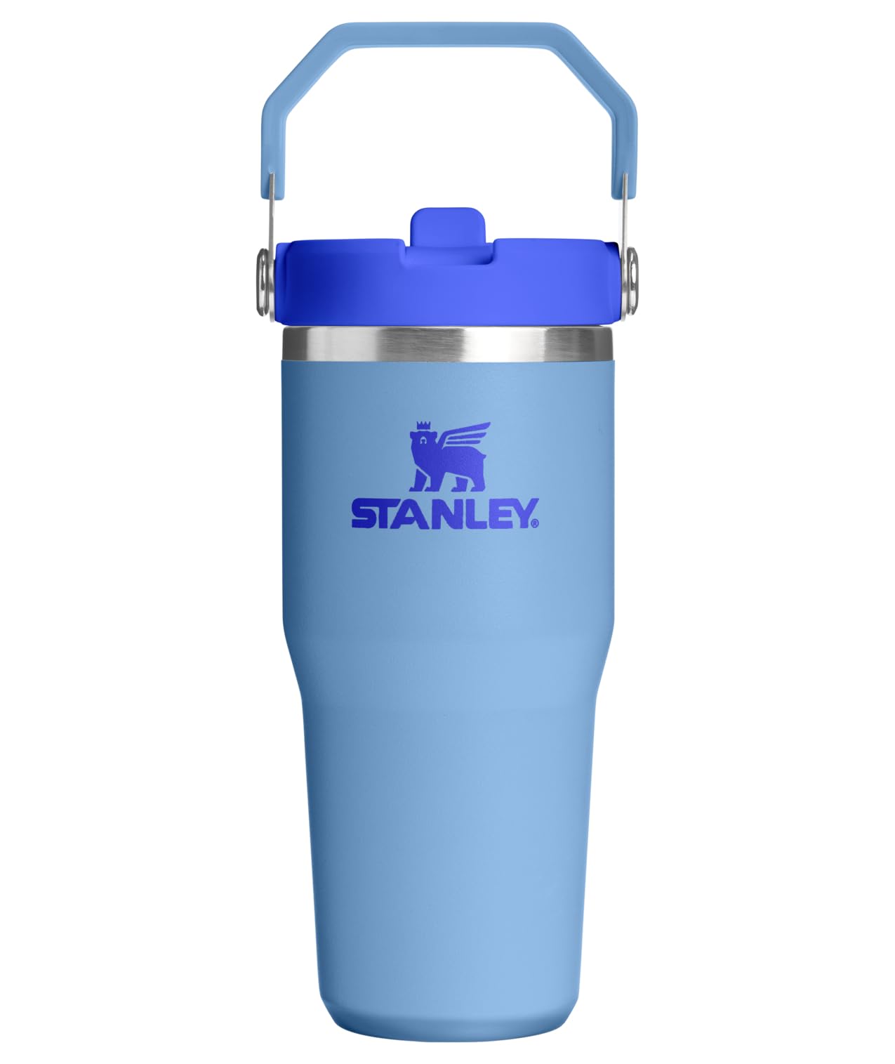 STANLEY IceFlow 2.0 Flip Straw Tumbler with Handle 30 oz | Twist On Lid and Flip Up Straw | Leak Resistant Water Bottle | Insulated Stainless Steel | BPA-Free | Twilight