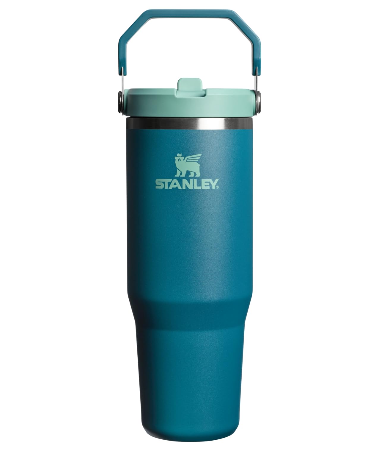 STANLEY IceFlow 2.0 Flip Straw Tumbler with Handle 30 oz | Twist On Lid and Flip Up Straw | Leak Resistant Water Bottle | Insulated Stainless Steel | BPA-Free | Twilight