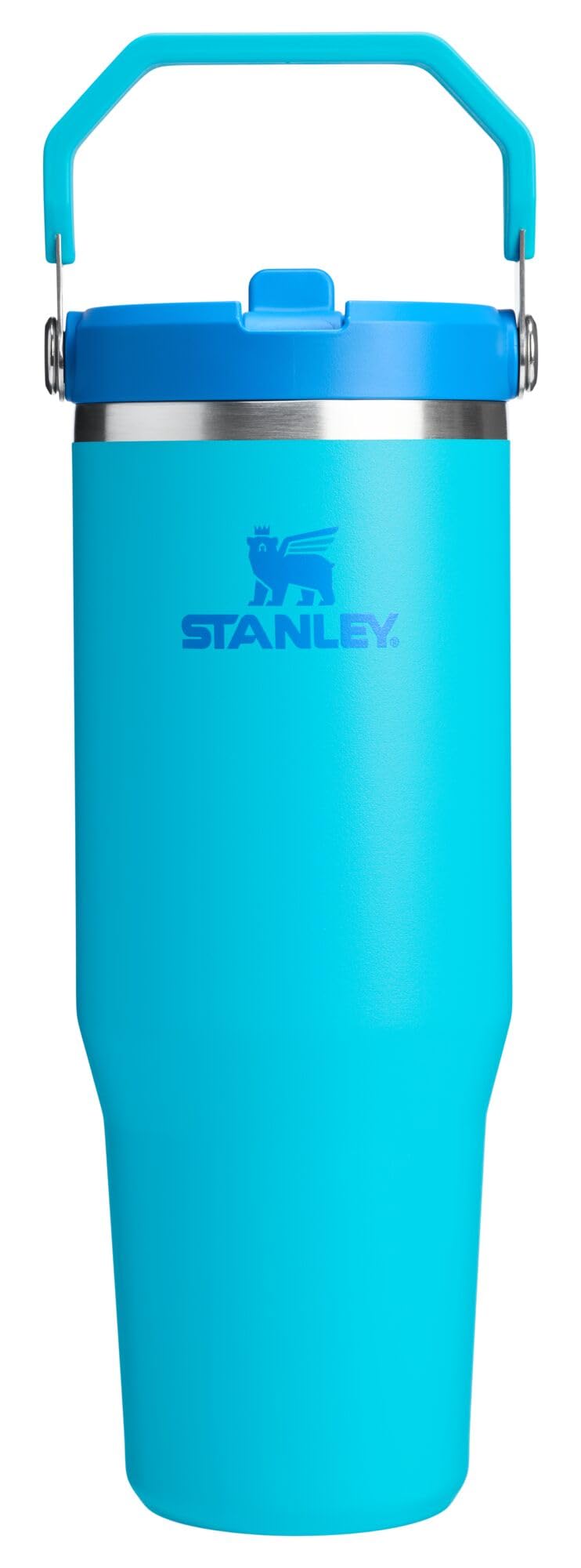STANLEY IceFlow 2.0 Flip Straw Tumbler with Handle 30 oz | Twist On Lid and Flip Up Straw | Leak Resistant Water Bottle | Insulated Stainless Steel | BPA-Free | Twilight