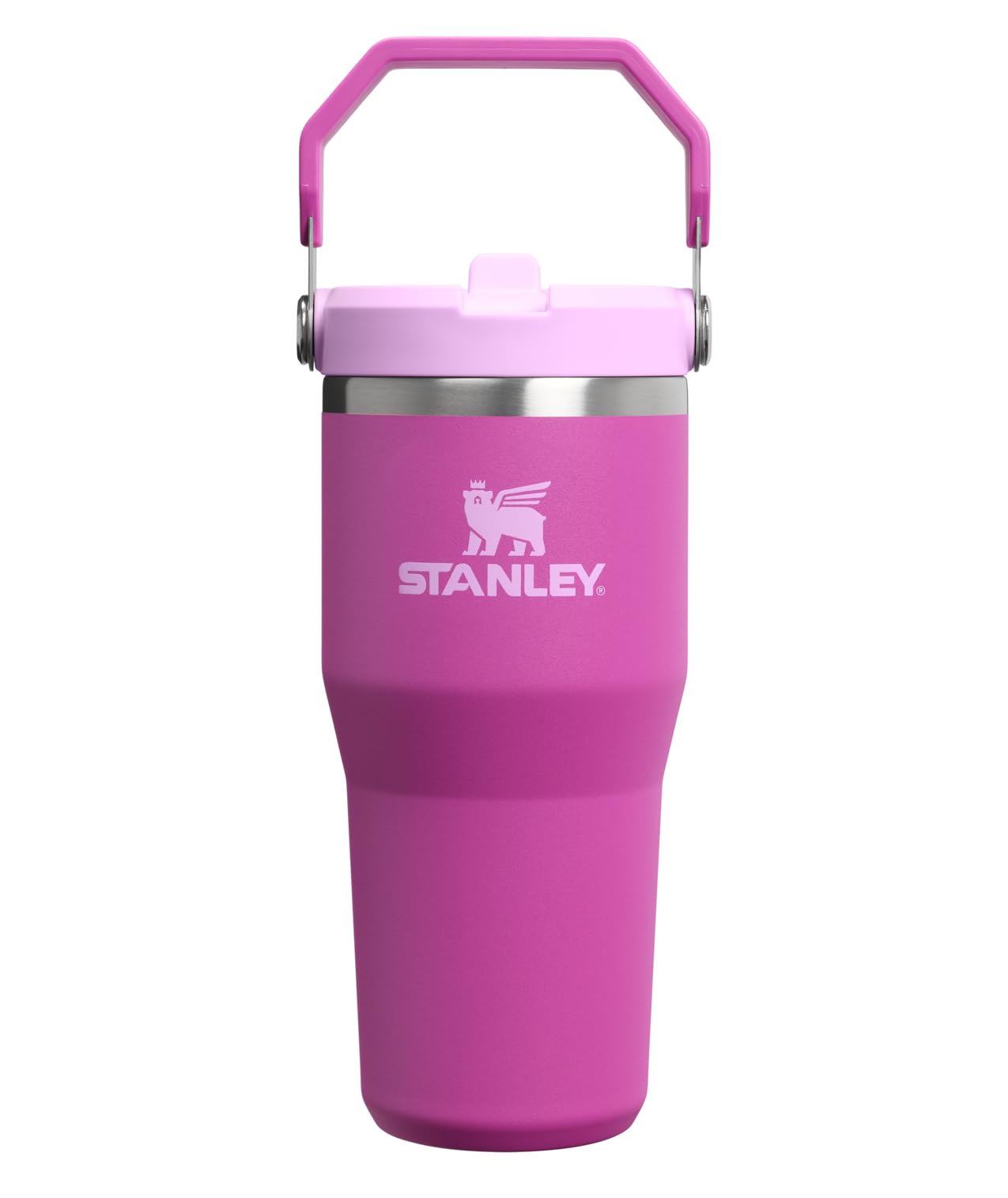 STANLEY IceFlow 2.0 Flip Straw Tumbler with Handle 30 oz | Twist On Lid and Flip Up Straw | Leak Resistant Water Bottle | Insulated Stainless Steel | BPA-Free | Twilight