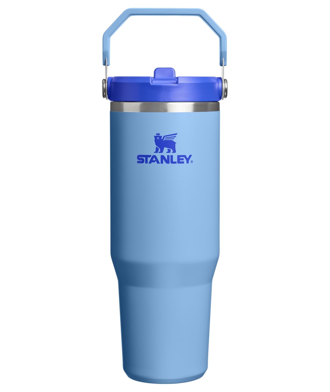 STANLEY IceFlow 2.0 Flip Straw Tumbler with Handle 30 oz | Twist On Lid and Flip Up Straw | Leak Resistant Water Bottle | Insulated Stainless Steel | BPA-Free | Twilight
