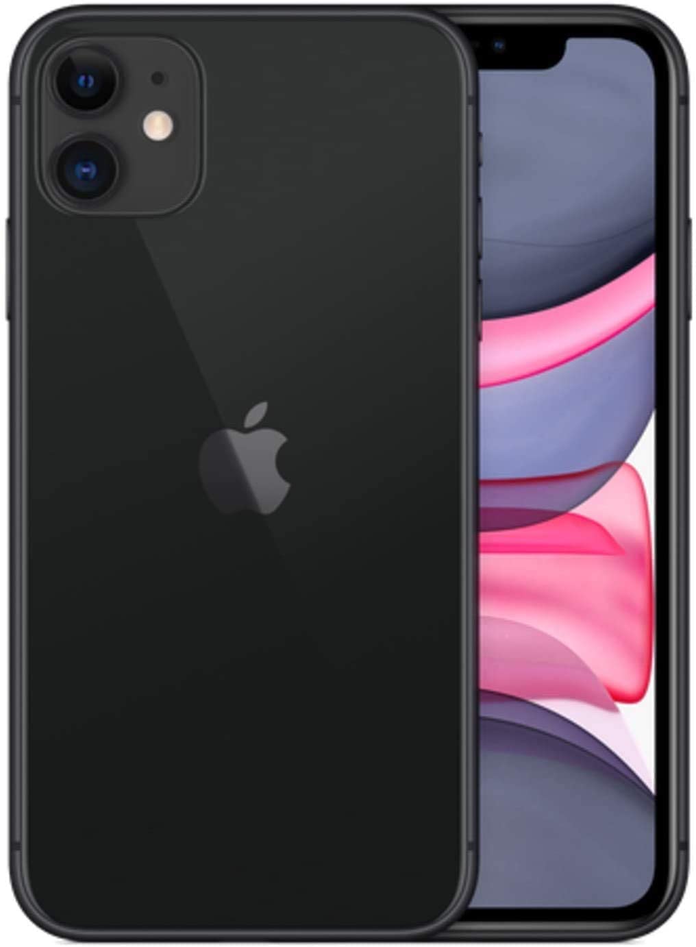 Apple iPhone 11, 64GB, Black - Unlocked (Renewed)