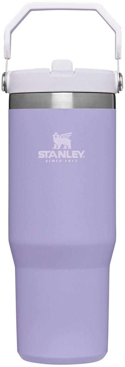 STANLEY IceFlow 2.0 Flip Straw Tumbler with Handle 30 oz | Twist On Lid and Flip Up Straw | Leak Resistant Water Bottle | Insulated Stainless Steel | BPA-Free | Twilight