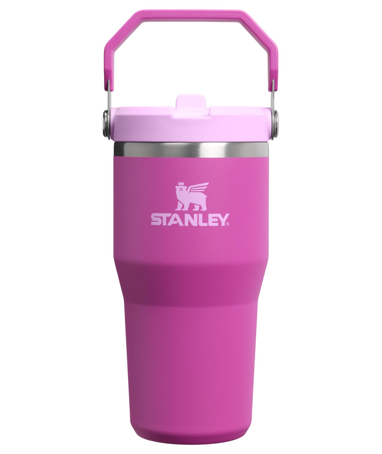 STANLEY IceFlow 2.0 Flip Straw Tumbler with Handle 30 oz | Twist On Lid and Flip Up Straw | Leak Resistant Water Bottle | Insulated Stainless Steel | BPA-Free | Twilight
