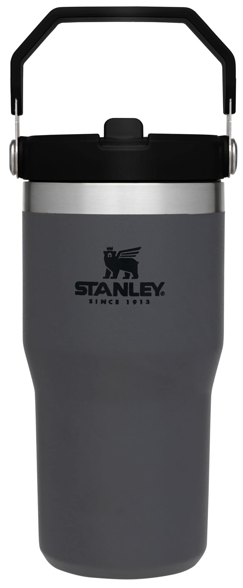 STANLEY IceFlow 2.0 Flip Straw Tumbler with Handle 30 oz | Twist On Lid and Flip Up Straw | Leak Resistant Water Bottle | Insulated Stainless Steel | BPA-Free | Twilight