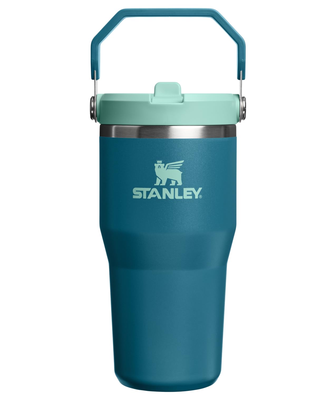 STANLEY IceFlow 2.0 Flip Straw Tumbler with Handle 30 oz | Twist On Lid and Flip Up Straw | Leak Resistant Water Bottle | Insulated Stainless Steel | BPA-Free | Twilight