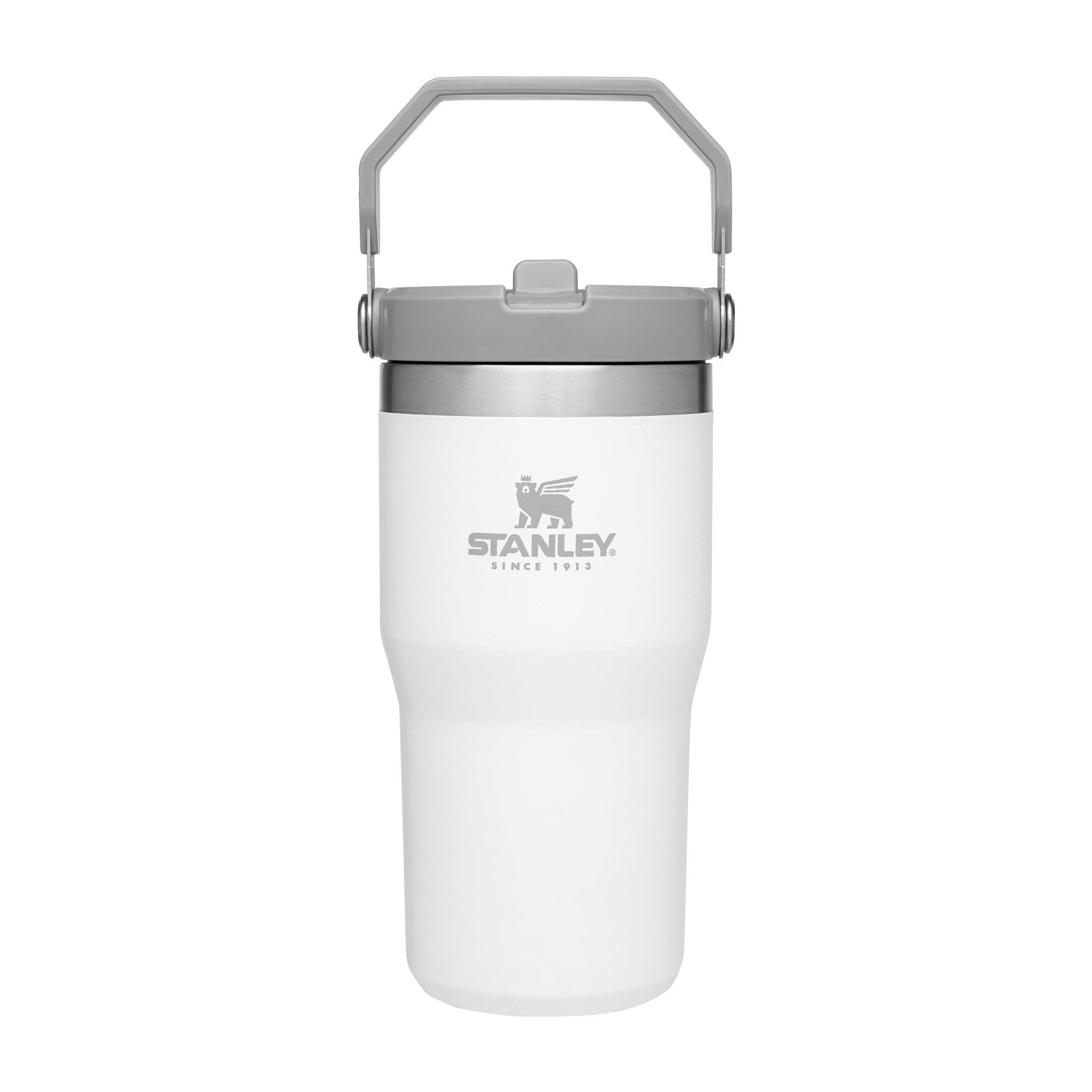 STANLEY IceFlow 2.0 Flip Straw Tumbler with Handle 30 oz | Twist On Lid and Flip Up Straw | Leak Resistant Water Bottle | Insulated Stainless Steel | BPA-Free | Twilight