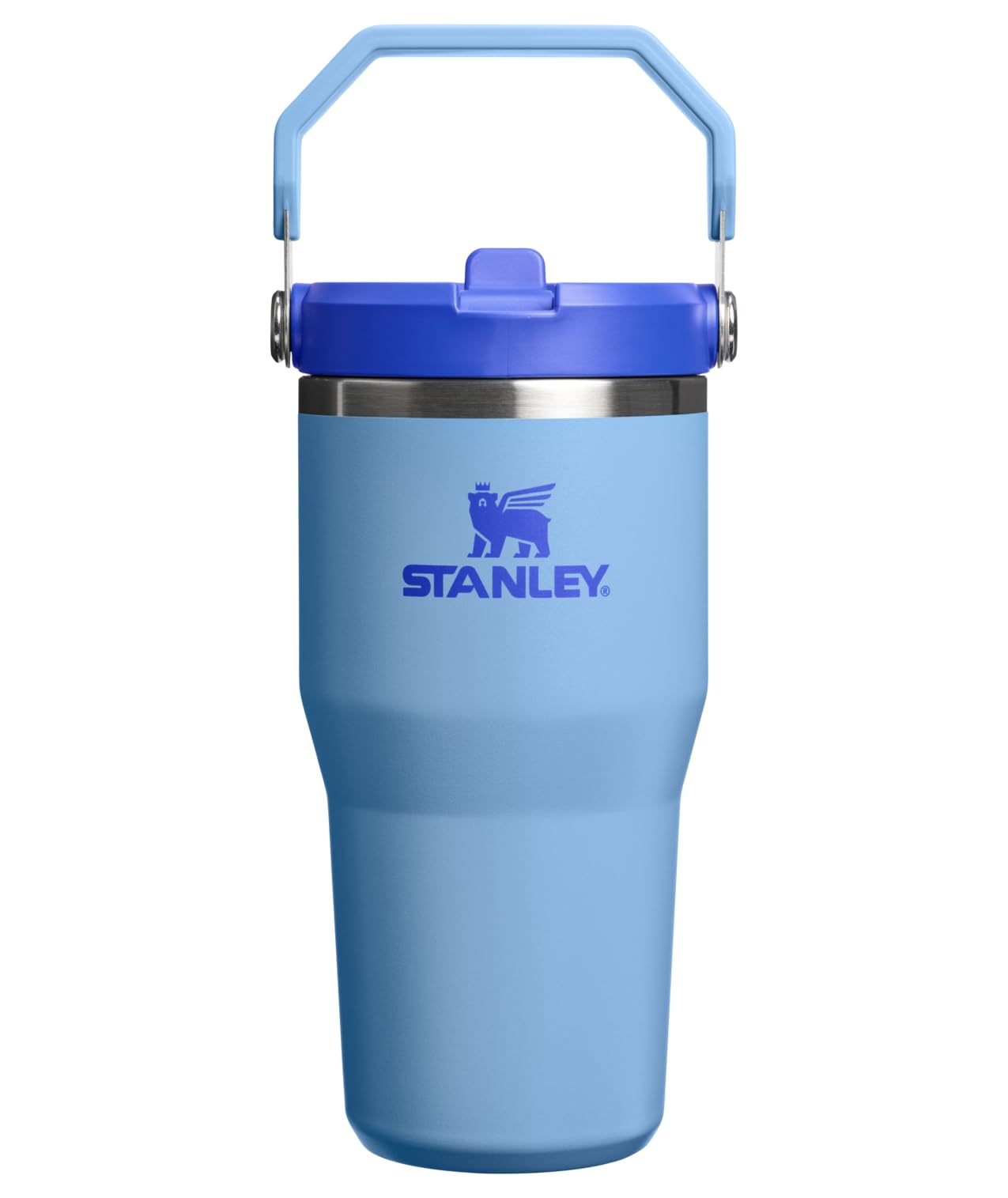 STANLEY IceFlow 2.0 Flip Straw Tumbler with Handle 30 oz | Twist On Lid and Flip Up Straw | Leak Resistant Water Bottle | Insulated Stainless Steel | BPA-Free | Twilight