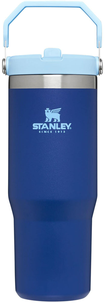 STANLEY IceFlow 2.0 Flip Straw Tumbler with Handle 30 oz | Twist On Lid and Flip Up Straw | Leak Resistant Water Bottle | Insulated Stainless Steel | BPA-Free | Twilight