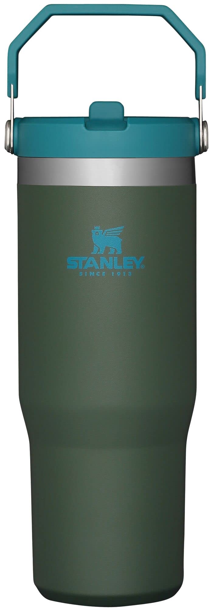 STANLEY IceFlow 2.0 Flip Straw Tumbler with Handle 30 oz | Twist On Lid and Flip Up Straw | Leak Resistant Water Bottle | Insulated Stainless Steel | BPA-Free | Twilight