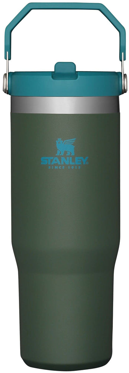 STANLEY IceFlow 2.0 Flip Straw Tumbler with Handle 30 oz | Twist On Lid and Flip Up Straw | Leak Resistant Water Bottle | Insulated Stainless Steel | BPA-Free | Twilight