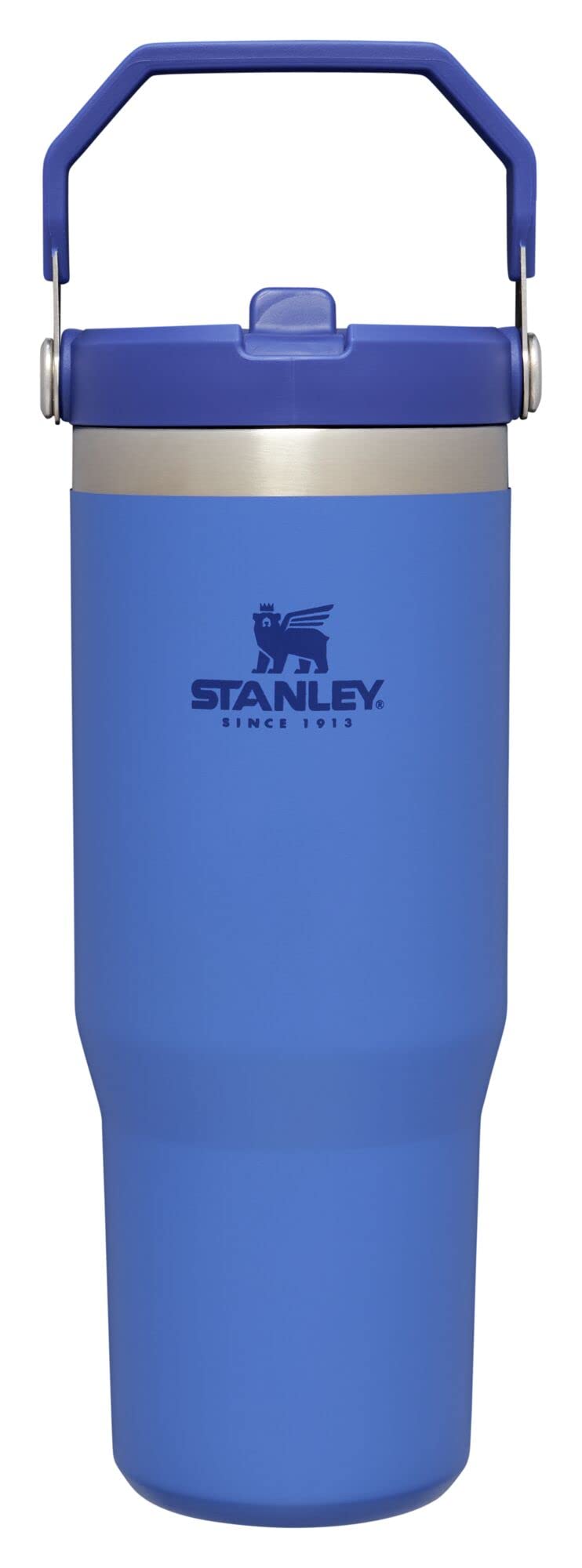 STANLEY IceFlow 2.0 Flip Straw Tumbler with Handle 30 oz | Twist On Lid and Flip Up Straw | Leak Resistant Water Bottle | Insulated Stainless Steel | BPA-Free | Twilight
