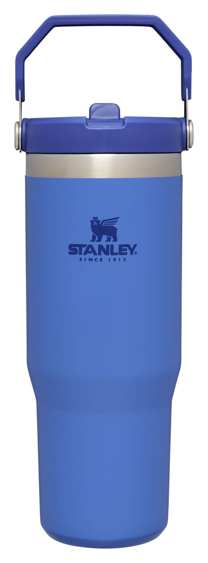 STANLEY IceFlow 2.0 Flip Straw Tumbler with Handle 30 oz | Twist On Lid and Flip Up Straw | Leak Resistant Water Bottle | Insulated Stainless Steel | BPA-Free | Twilight