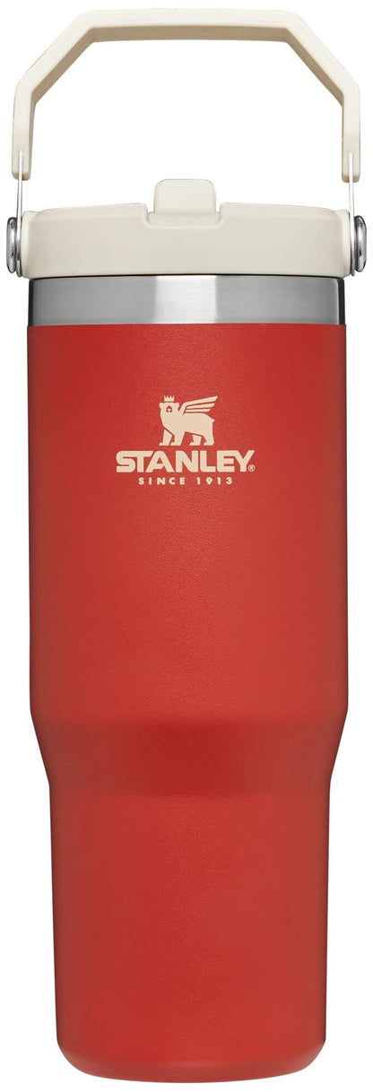 STANLEY IceFlow 2.0 Flip Straw Tumbler with Handle 30 oz | Twist On Lid and Flip Up Straw | Leak Resistant Water Bottle | Insulated Stainless Steel | BPA-Free | Twilight