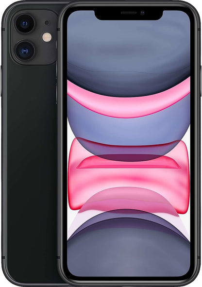 Apple iPhone 11, 64GB, Black - Unlocked (Renewed)
