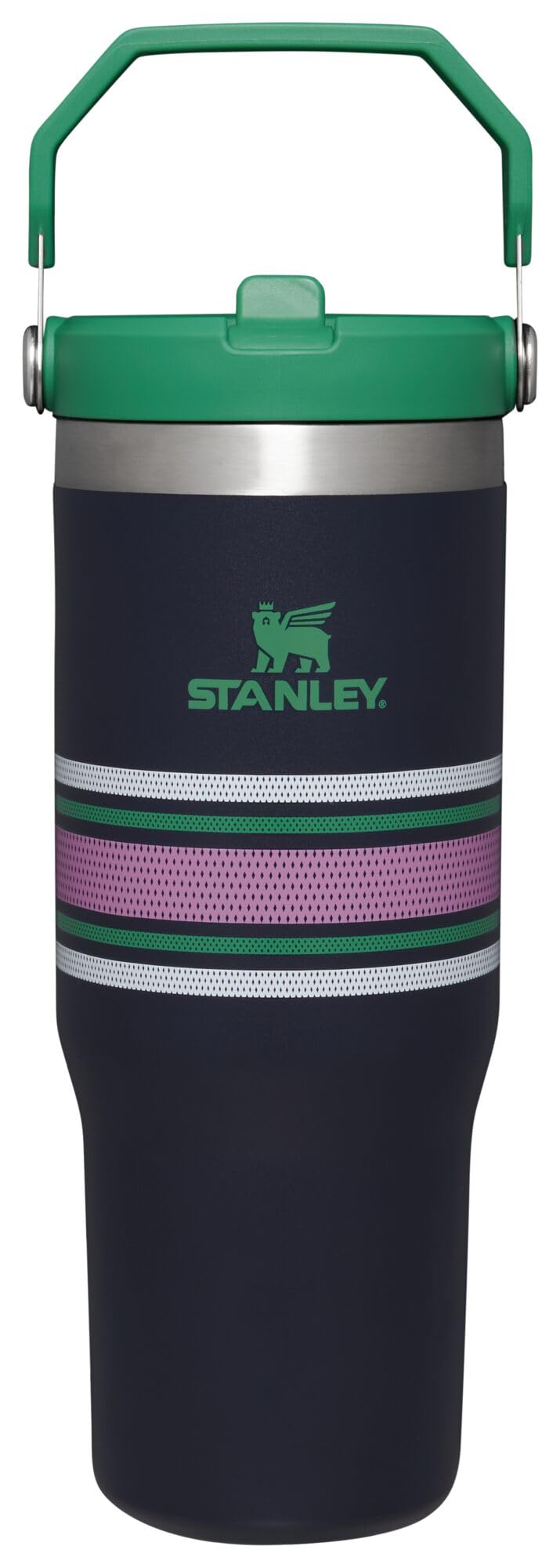 STANLEY IceFlow 2.0 Flip Straw Tumbler with Handle 30 oz | Twist On Lid and Flip Up Straw | Leak Resistant Water Bottle | Insulated Stainless Steel | BPA-Free | Twilight