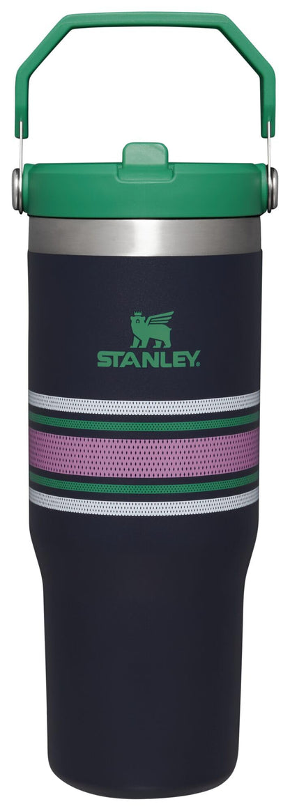 STANLEY IceFlow 2.0 Flip Straw Tumbler with Handle 30 oz | Twist On Lid and Flip Up Straw | Leak Resistant Water Bottle | Insulated Stainless Steel | BPA-Free | Twilight