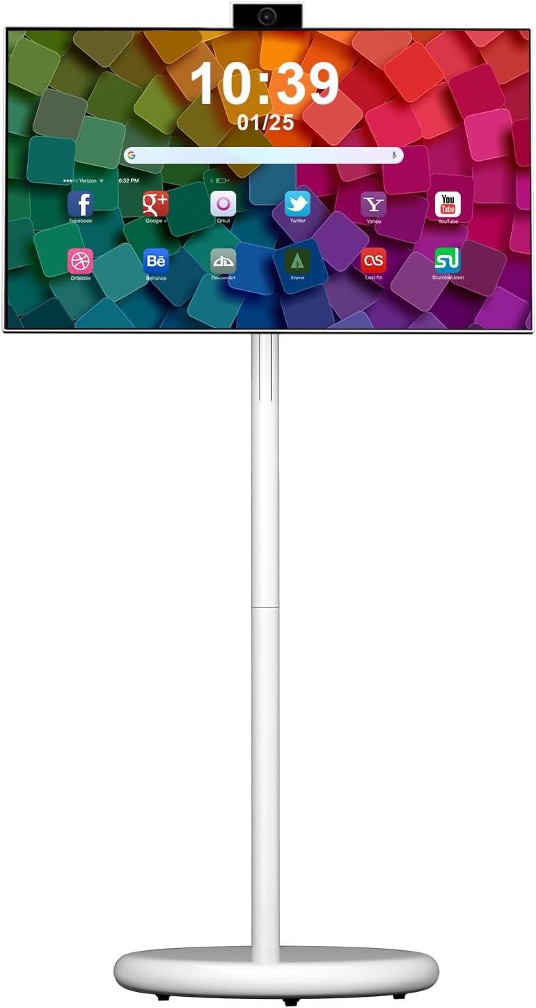 portable smart TV on wheels