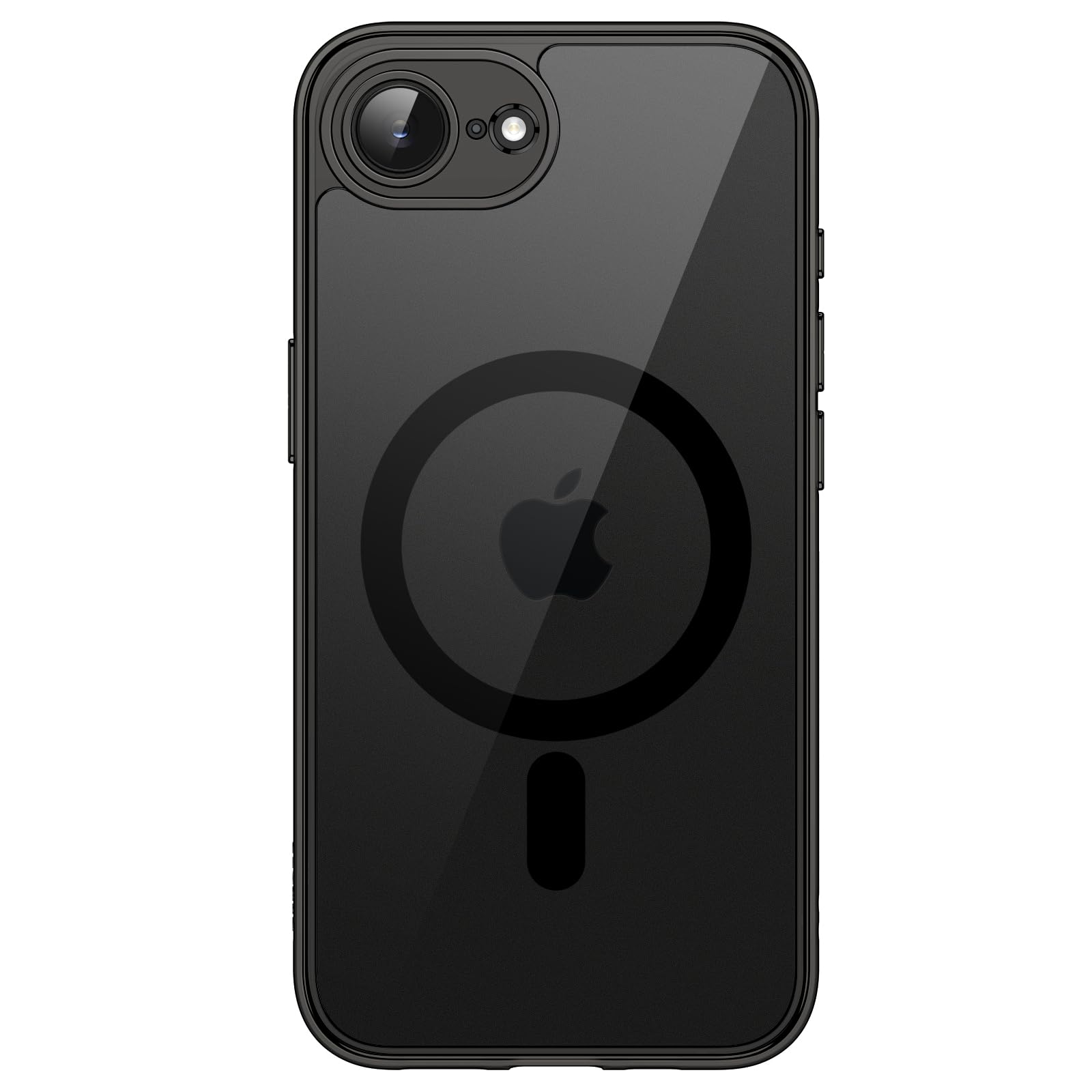 premium aplus module features iPhone with clear case showcasing MagSafe compatibility and sleek design.