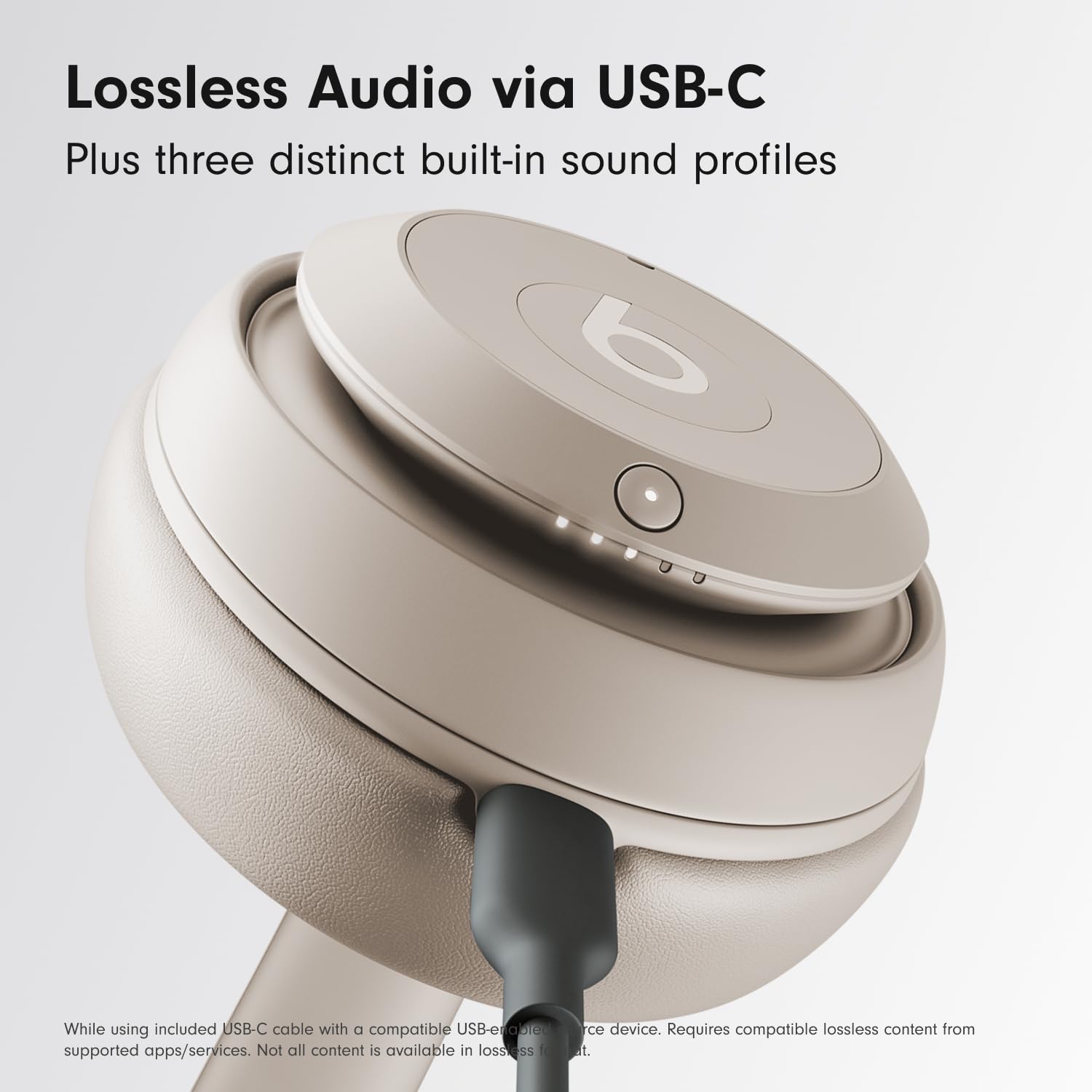 Beats Studio Pro-Premium Wireless Over-Ear Headphones- Up to 40-Hour Battery Life, Active Noise Cancelling, USB-C Lossless Audio, Apple &amp; Android Compatible- Sandstone