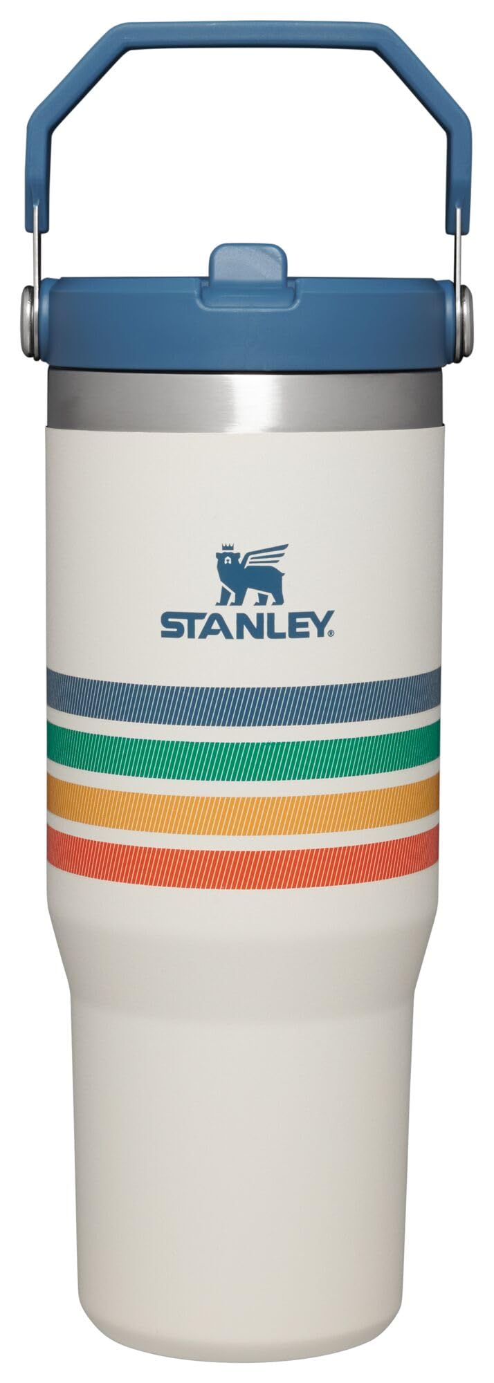 STANLEY IceFlow 2.0 Flip Straw Tumbler with Handle 30 oz | Twist On Lid and Flip Up Straw | Leak Resistant Water Bottle | Insulated Stainless Steel | BPA-Free | Twilight