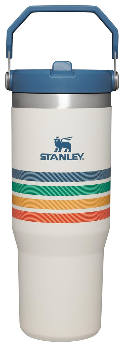 STANLEY IceFlow 2.0 Flip Straw Tumbler with Handle 30 oz | Twist On Lid and Flip Up Straw | Leak Resistant Water Bottle | Insulated Stainless Steel | BPA-Free | Twilight
