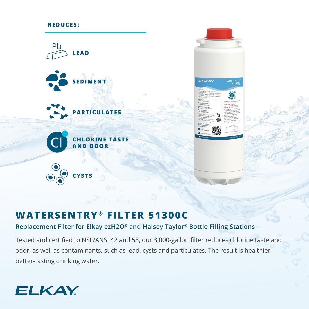 bottle filling station with lead reduction