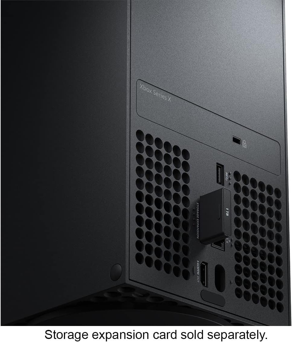 Xbox Series X 1TB Gaming Console Console + 1 Wireless Controller - Backward Compatible with Thousands of Games, Fine-Tuned Performance, True 4K Gaming, Up to 120 FPS - HDMI_Cable
