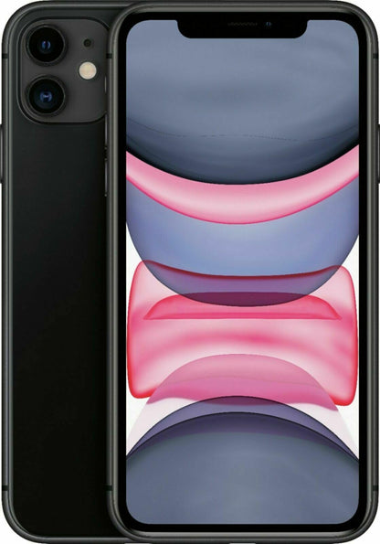 Apple iPhone 11, 64GB, Black - Unlocked (Renewed)