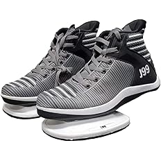 J99 Flex Ultra Strength Plyometric Training Shoes in gray and black with a high-top design and textured upper.
