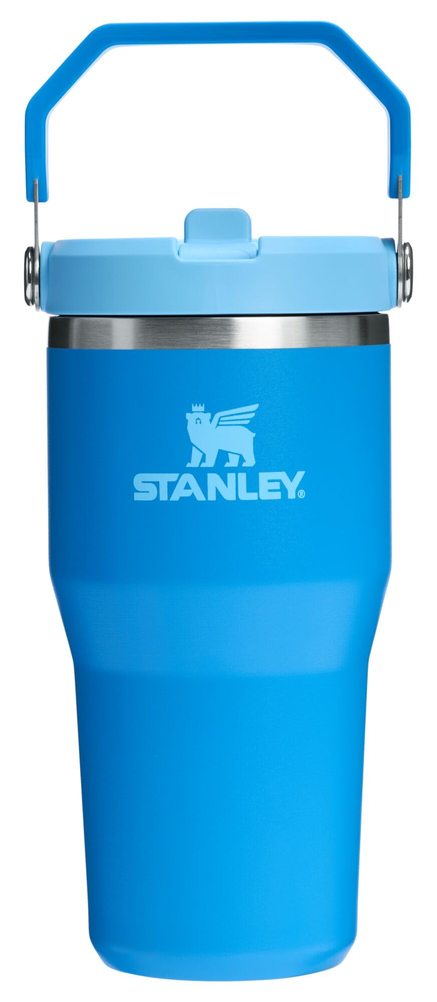 STANLEY IceFlow 2.0 Flip Straw Tumbler with Handle 30 oz | Twist On Lid and Flip Up Straw | Leak Resistant Water Bottle | Insulated Stainless Steel | BPA-Free | Twilight