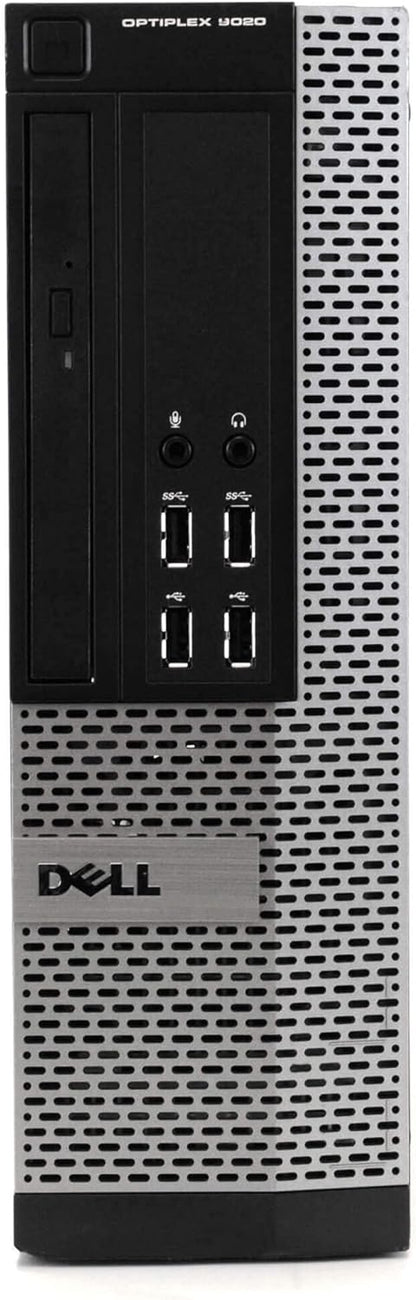 Dell Optiplex 9020 Desktop Computer PC, Intel Quad-Core i5, 500GB HDD Storage, 8GB DDR3 RAM, WiFi, 20 in Monitor, RGB Productivity Bundle, Windows 11 Pro (Renewed)