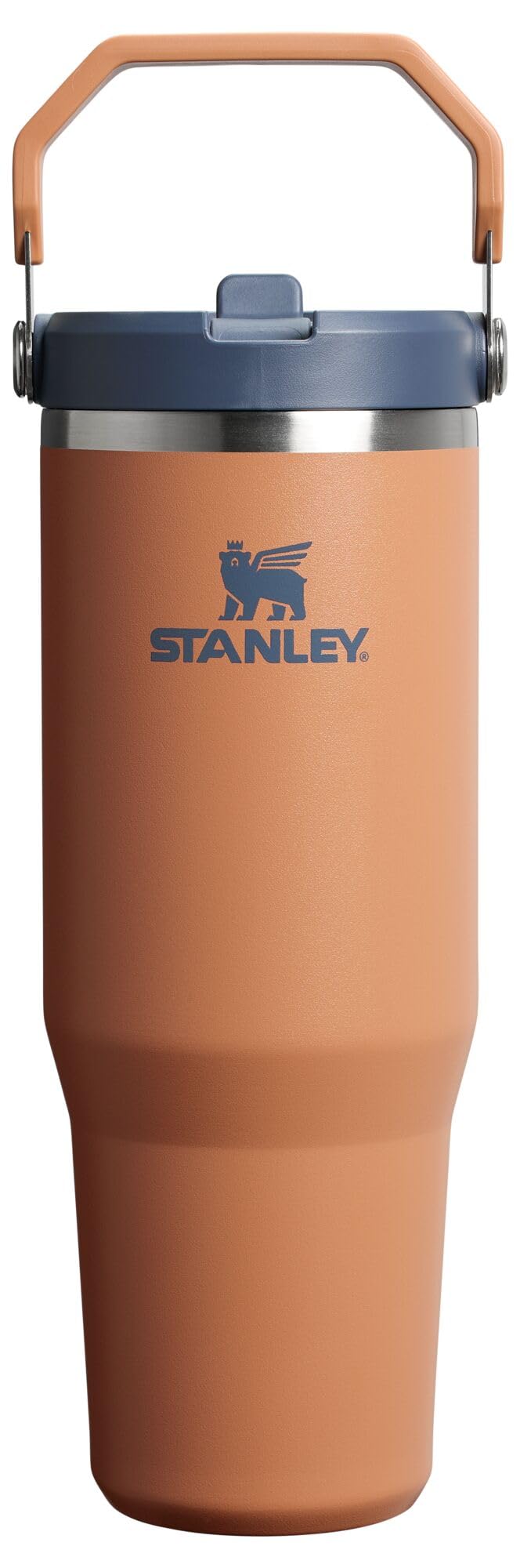 STANLEY IceFlow 2.0 Flip Straw Tumbler with Handle 30 oz | Twist On Lid and Flip Up Straw | Leak Resistant Water Bottle | Insulated Stainless Steel | BPA-Free | Twilight